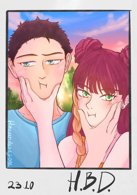 Potrait - 2 People - Bust Up